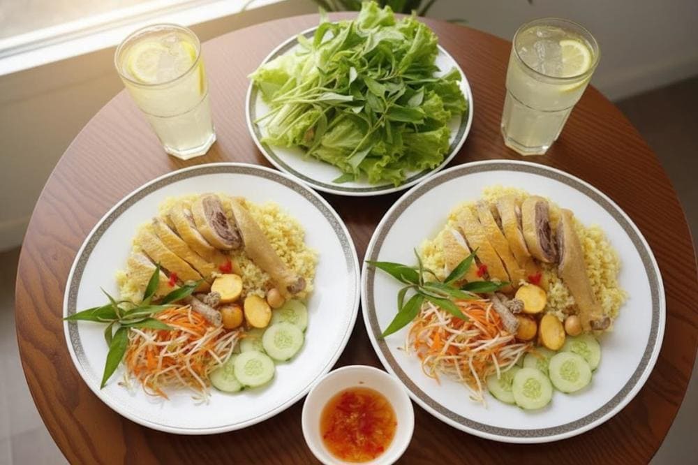 Cơm gà Nha Trang đơn giản nhưng có sức hấp dẫn khó cưỡng.